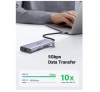 Bộ chuyển USB C 9 trong 1, hỗ trợ xuất 2 cổng HDMI + USB + LAN Gigabit + SD/ TF Ugreen 90119