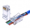 Đầu Dintek Modular plug đầu RJ45 Cat.5e/Cat.6 dạng xuyên thấu PowerMAX Pass Through
