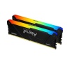 Ram PC Kingston Fury Beast RGB 16GB(2x8GB) 3200MHz DDR4 KF432C16BB2AK2/16