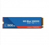SSD Western Blue 500GB M.2 2280 PCIe Gen 4x4 SN5100 WDS500G5B0E