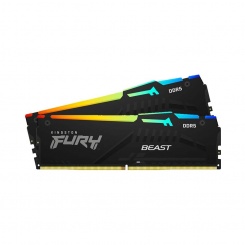 Ram PC Kingston Fury Beast RGB 64GB (2x32GB) 5200MHz DDR5 KF552C40BBAK2-64