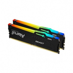 Ram PC Kingston Fury Beast RGB 32GB(2x16GB) 5200MHz DDR5 KF552C40BBAK2-32WP
