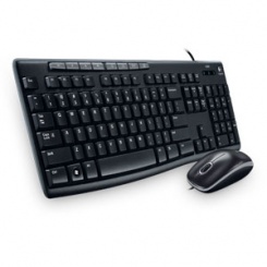 Bộ bàn phím và chuột có dây Logitech MK200