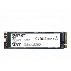 SSD PATRIOT P300 512GB M.2 2280 PCIe Gen 3x4 P300P512GM28