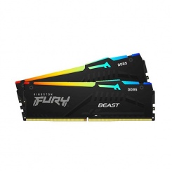 Ram PC Kingston Fury Beast RGB 16GB (2x8GB) 6000MHz DDR5 KF560C30BBAK2-16