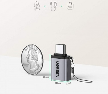 Đầu chuyển đổi TYPE C sang USB 3.0 Ugreen 50283