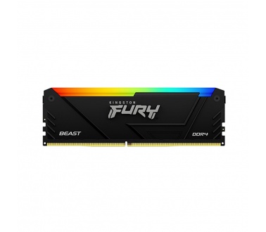 Ram PC Kingston Fury Beast RGB 16GB 3200MHz DDR4  KF432C16BB12A/16WP