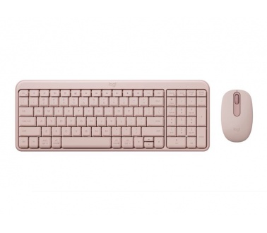 Bộ bàn phím chuột không dây Logitech MK250 Bluetooth Rose