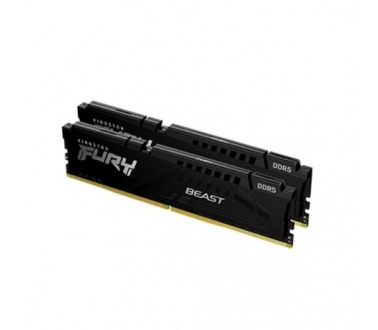 Ram PC Kingston Fury Beast Black 32GB (2x16GB) 5600MHz DDR5 KF556C40BBK2-32WP