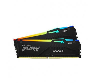 Ram PC Kingston Fury Beast RGB 16GB (2x8GB) 6000MHz DDR5 KF560C30BBAK2-16